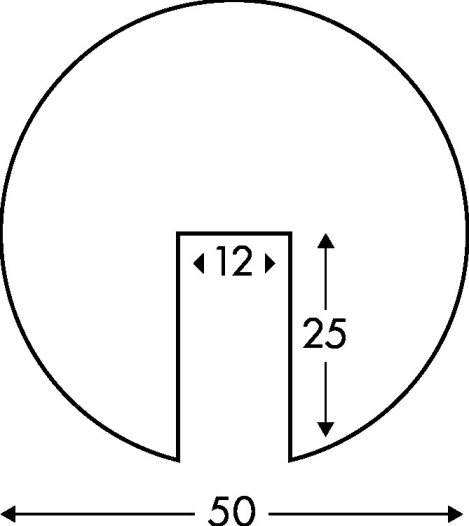 Osłona krawędzi Typ B+ 25/50 - 2